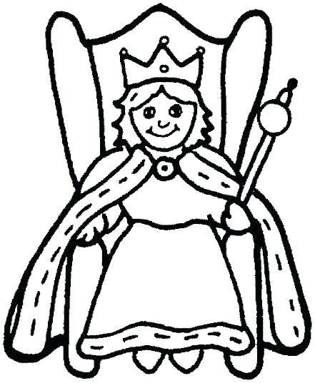 441x537 Coloring Pages Queen Elizabeth Coloring Pages Queen Coloring