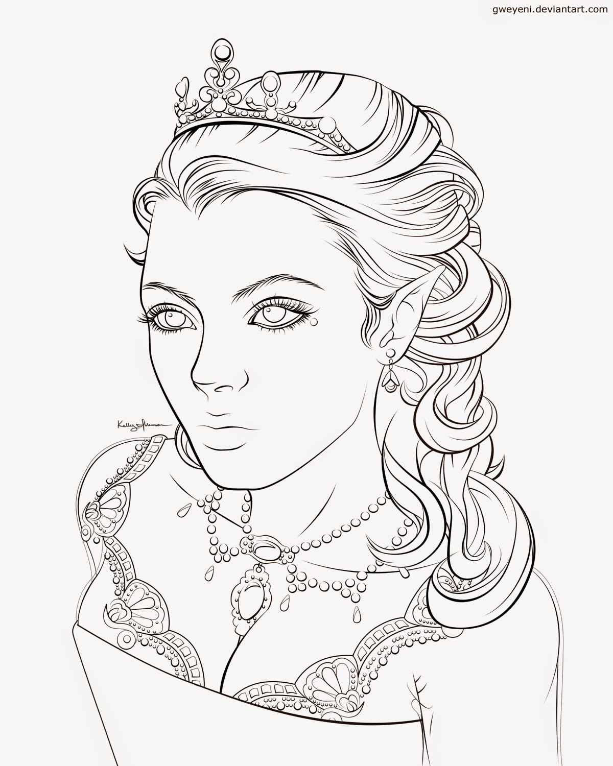 1200x1500 Queen Coloring Pages