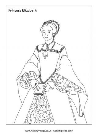 320x452 Tudor Kings And Queens Coloring Pages