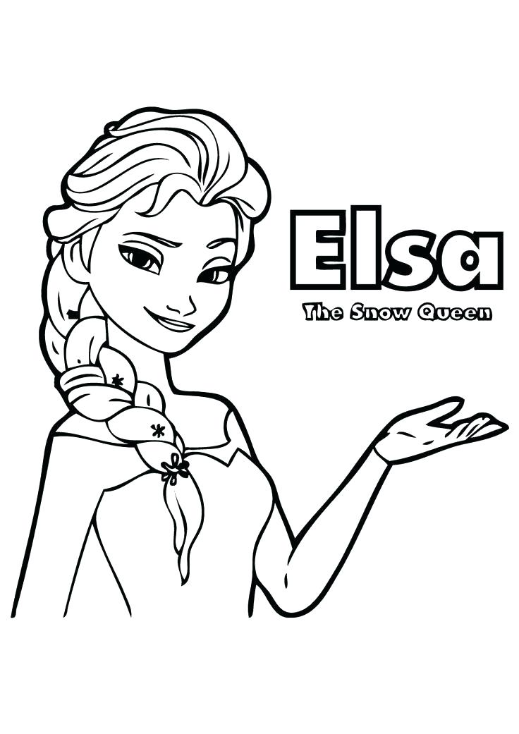 736x1041 Queen Elsa Coloring Page Princess Standing Beside Queen Coloring