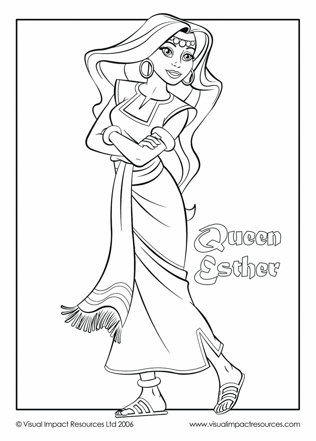 648x902 Free Bible Coloring Pages Queen Esther Advanced Queen Esther