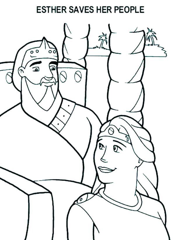 600x824 Esther Coloring Pages Printable Coloring Pages Of Queen Esther