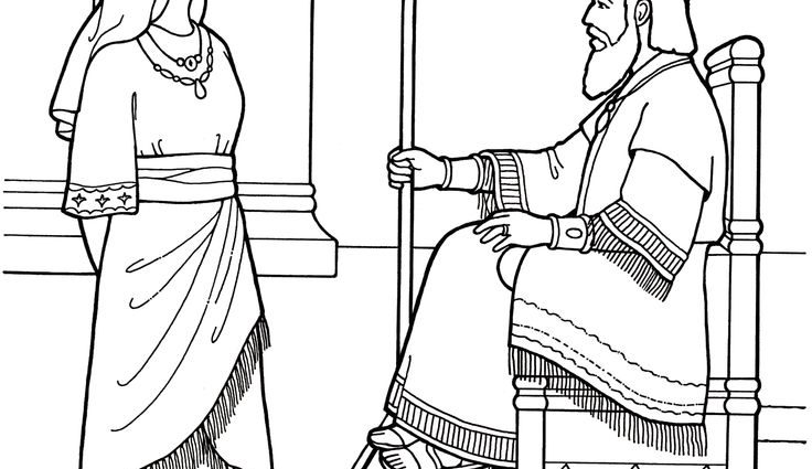 Queen Esther Coloring Pages Printable at GetDrawings | Free download