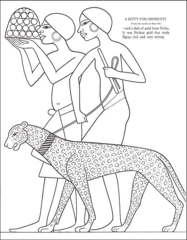 600x768 Coloring Book Of Queen Nefertiti