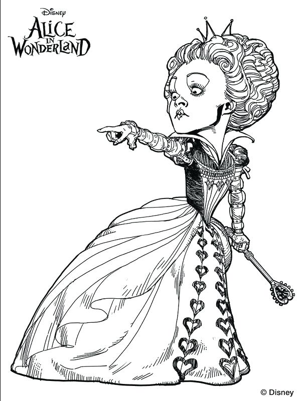 Queen Of Hearts Coloring Page at GetDrawings.com   Free ...