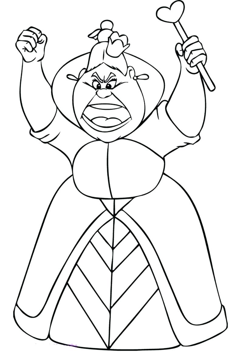 800x1179 Coloring Page Alice In Wonderland Coloring Page Queen Of Hearts