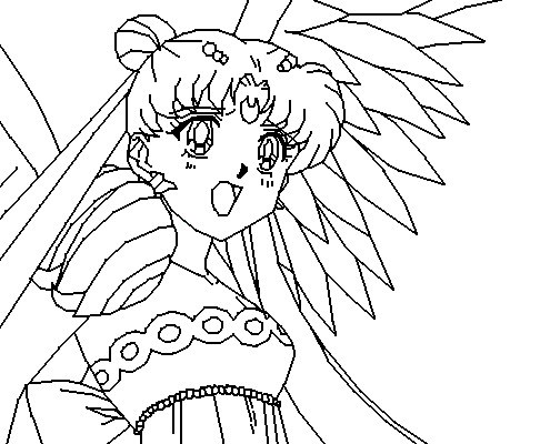495x400 Sailor Moon Coloring Pages