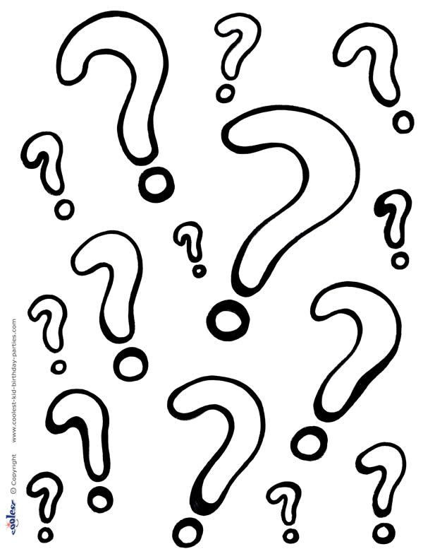 600x777 Coloring Pages Of Question Mark The Color Panda