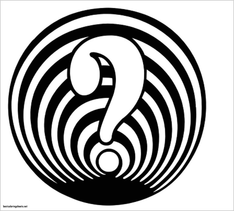 768x692 Coloring Pages Of Question Mark New Elegant Page