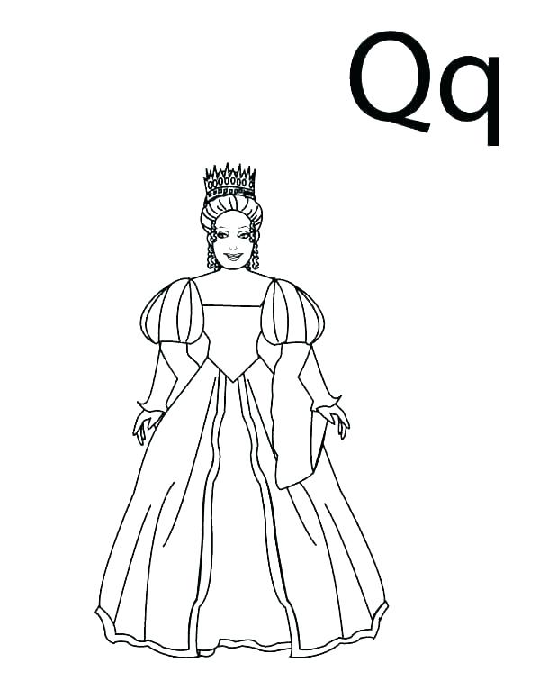 600x776 Letter Q Coloring Pages Alphabet Q Coloring Page Letter H Coloring