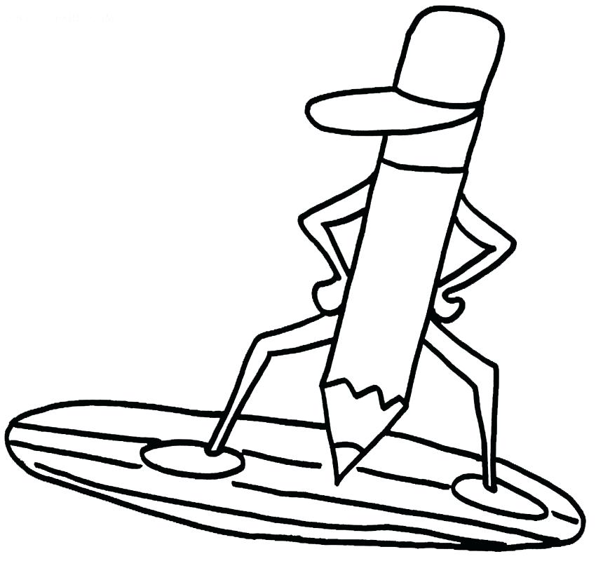 850x800 Quill Pencil Coloring Page Pencil Coloring Pages For Kids Free