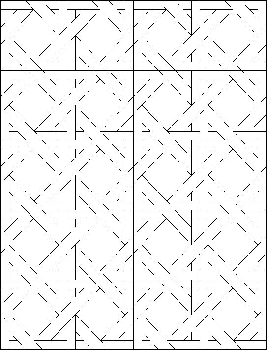 543x711 Coloring Pages Quilt Blocks