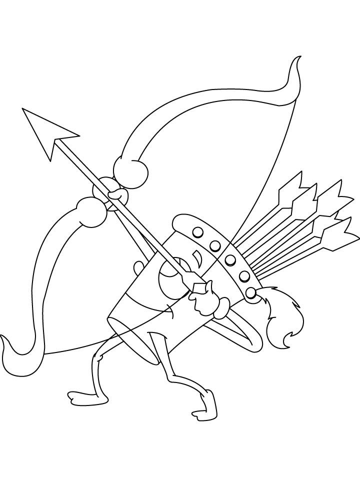 720x954 Wow Quiver Shooting Coloring Page Coloring Sheets
