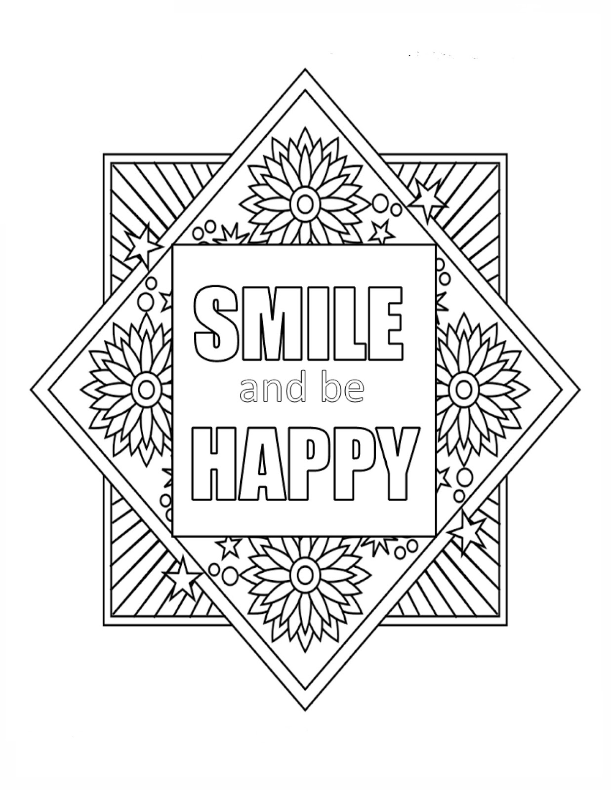 1237x1600 Free Printable Quote Coloring Pages For Grown Ups Download Free