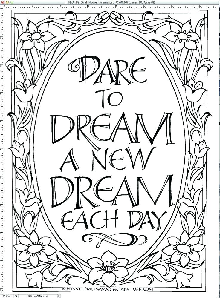 736x998 Printable Quote Coloring Pages Pretty Coloring Pages To Print Also