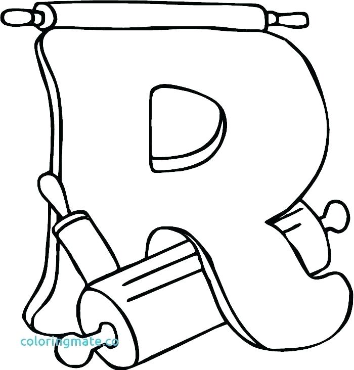 700x732 Letter R Coloring Pages Print R Coloring Page Letter R Coloring