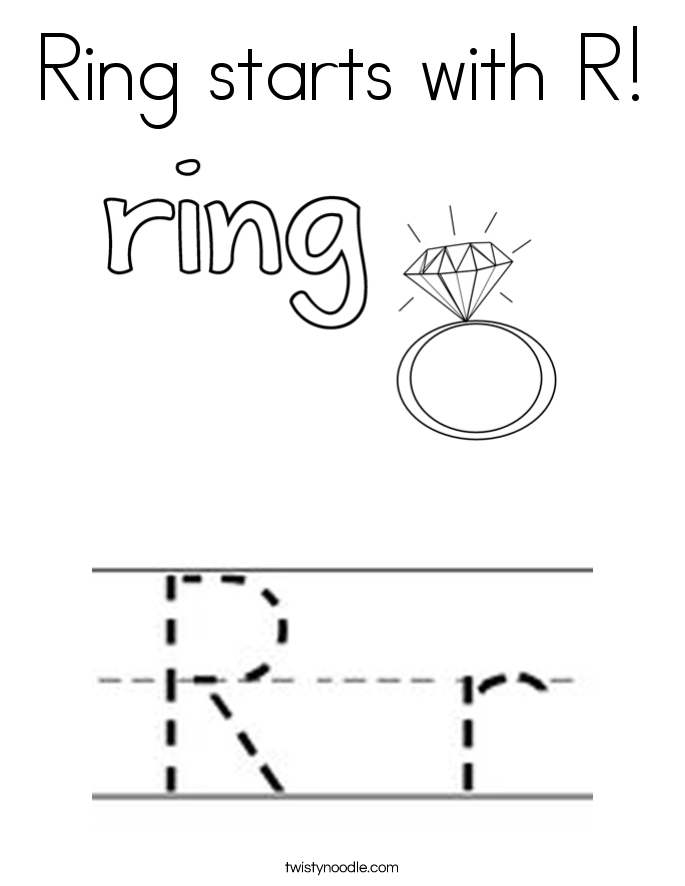 685x886 Ring Starts With R Coloring Page