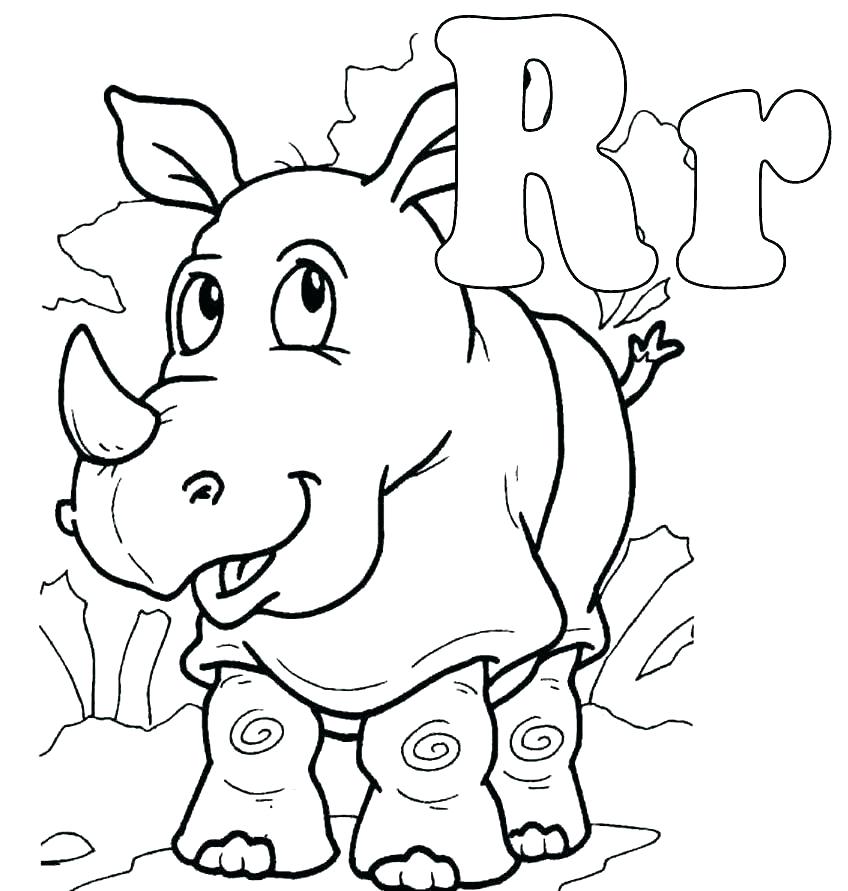 848x891 Letter V Coloring Pages Preschool Alphabet R Page Rabbit