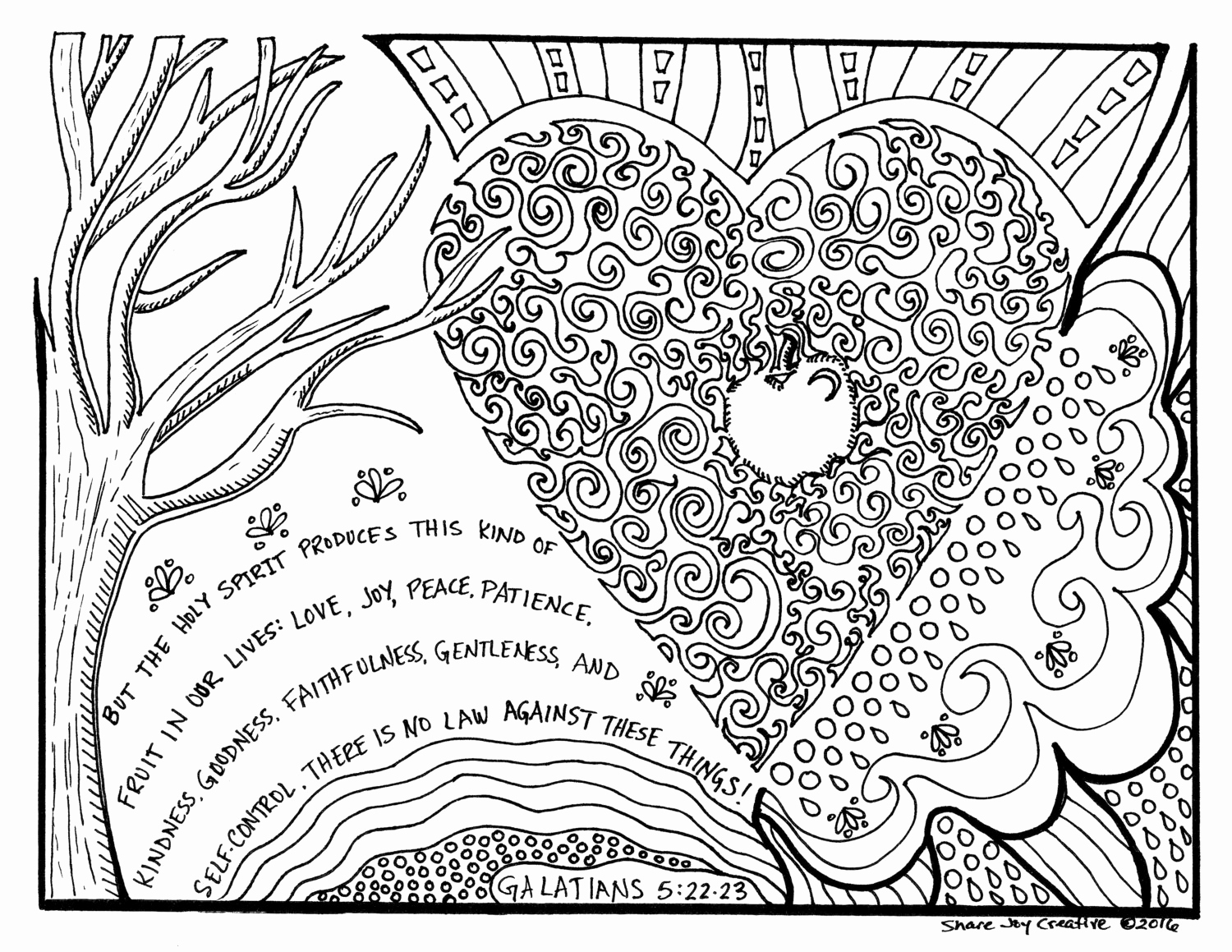 1500x1159 R Rated Coloring Pages Elegant The Fruit Of The Holy Spirit