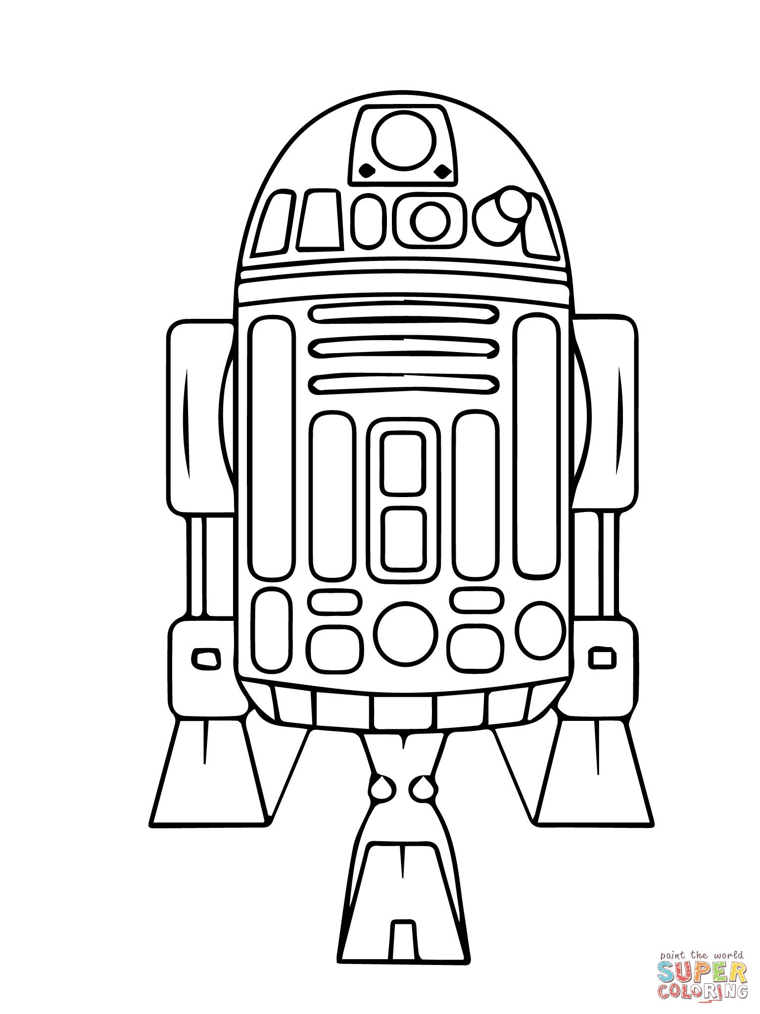 1536x2048 Astromech Droid Coloring Page Living