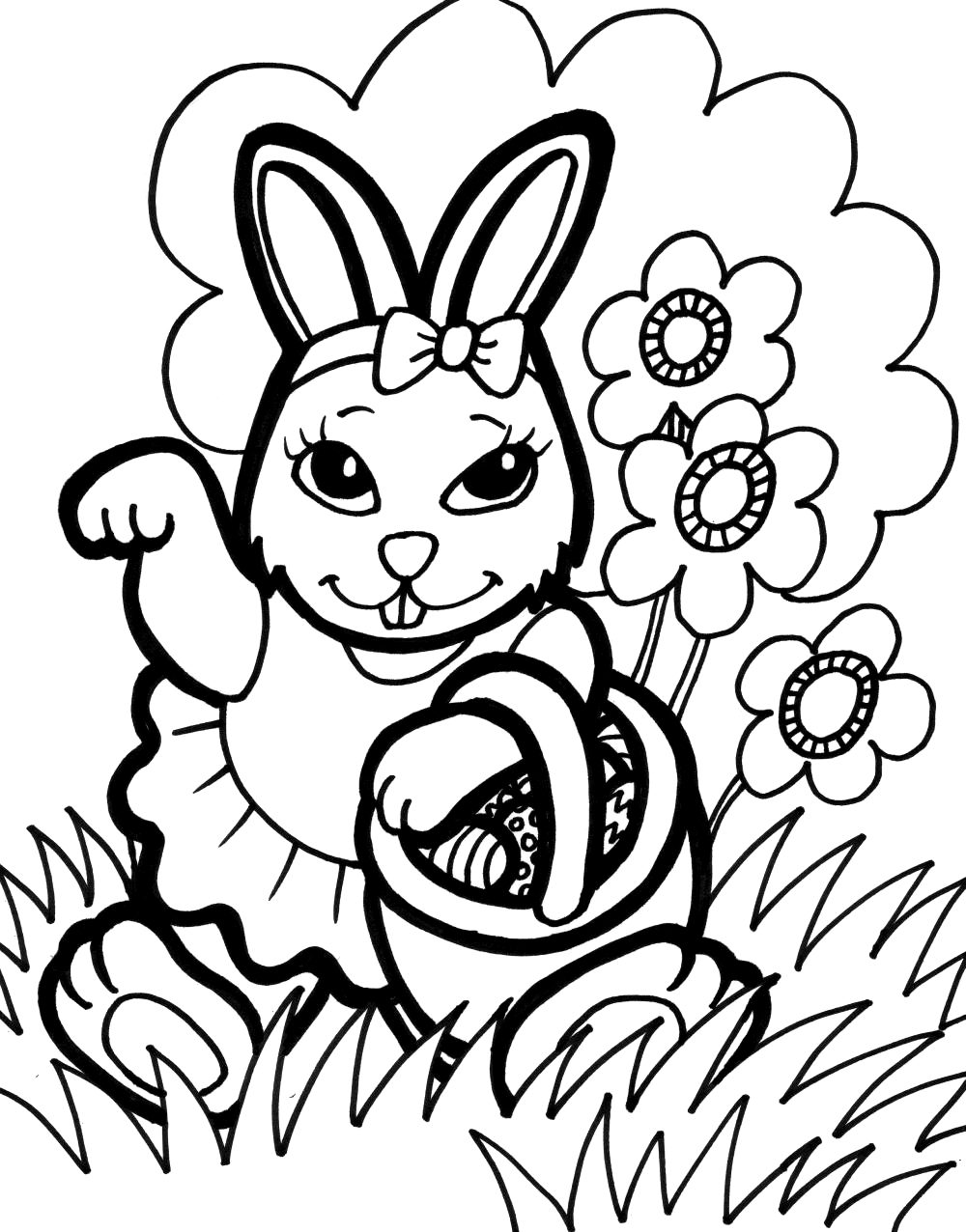 1000x1276 Special Pictures Of Bunnies To Color Cool Gallery Ideas