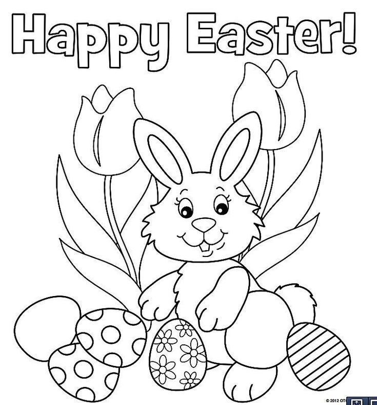 735x788 The Kids Will Love These Free, Printable Easter Bunny Coloring