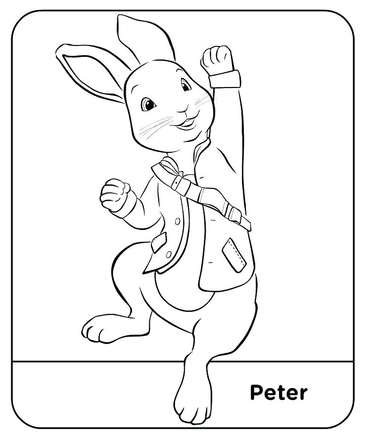 740x892 New Peter Rabbit Coloring Pages Bunny Page For Kids Dreaded Color