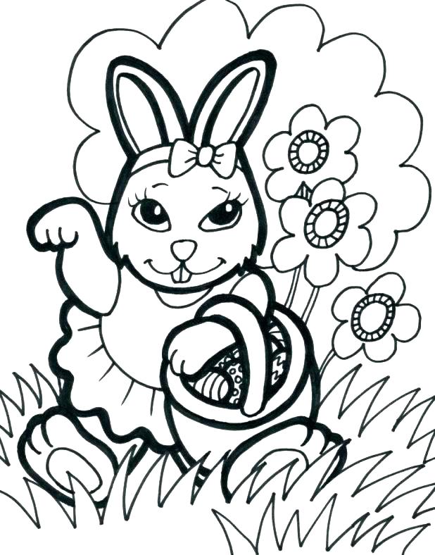 618x788 Bunny Rabbit Coloring Pages Bunny Coloring Sheets Egg Printable
