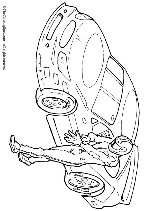 540x720 Race Car Coloring Pages Race Car Driver Coloring Pages Kids
