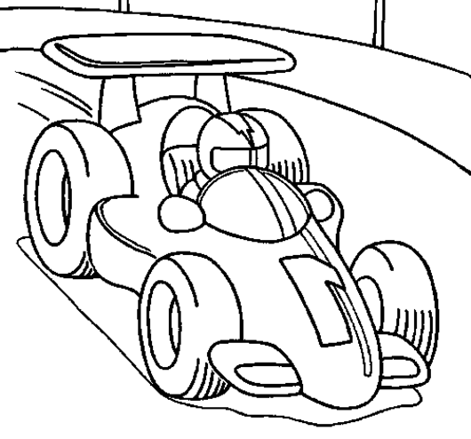 530x494 Highlights Post Free Race Car Coloring Pages, Race Track