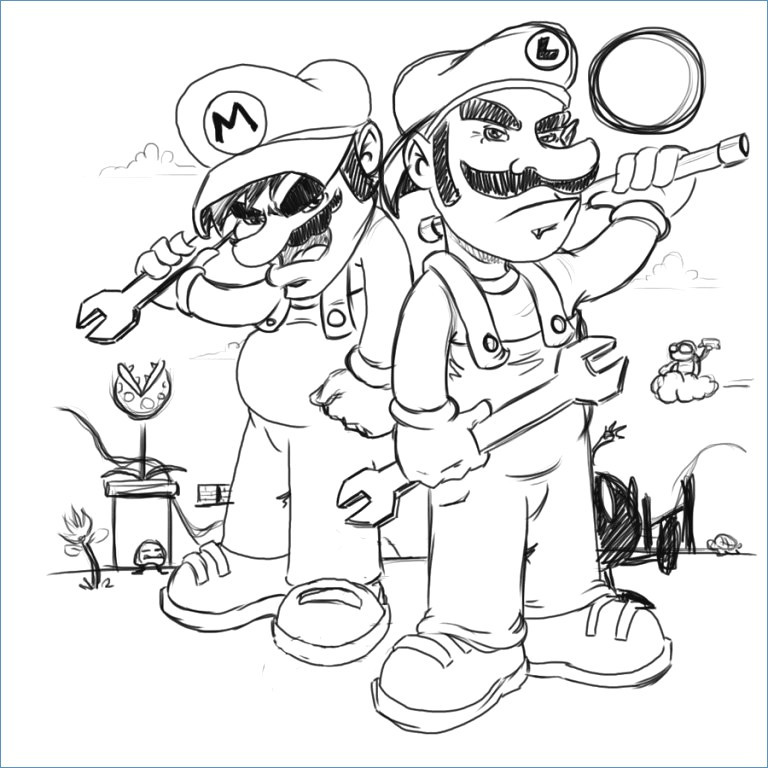 768x768 Mario Kart Coloring Pages New Mario Racing Coloring Pages