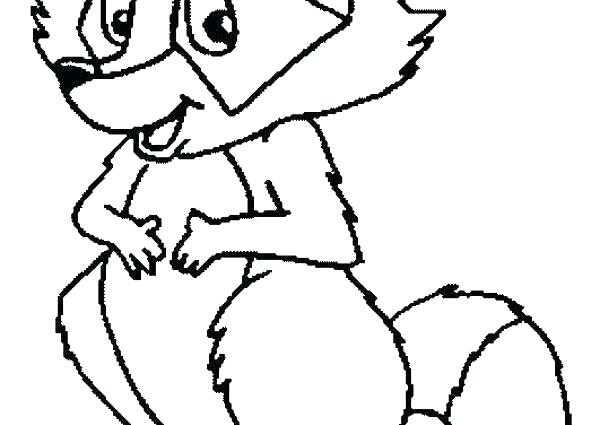 600x425 Raccoon Coloring Page Raccoon Coloring Page Full Meet Bright Heart