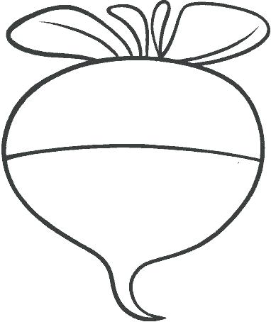 382x454 Lettuce Coloring Page Radish Coloring Pages Lettuce Leaf Coloring