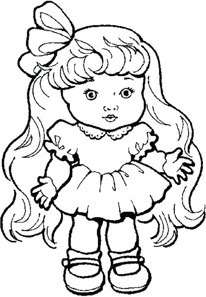713x1024 Doll For Coloring Best Baby Doll Coloring Pages For Your Download