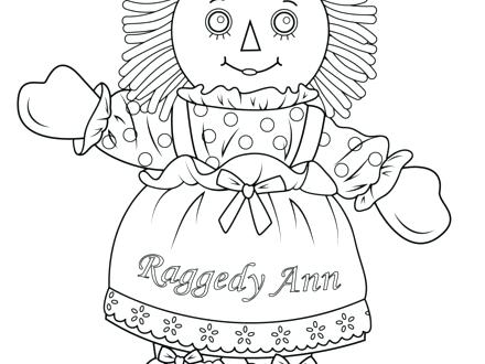 440x330 Raggedy Ann Coloring Pages