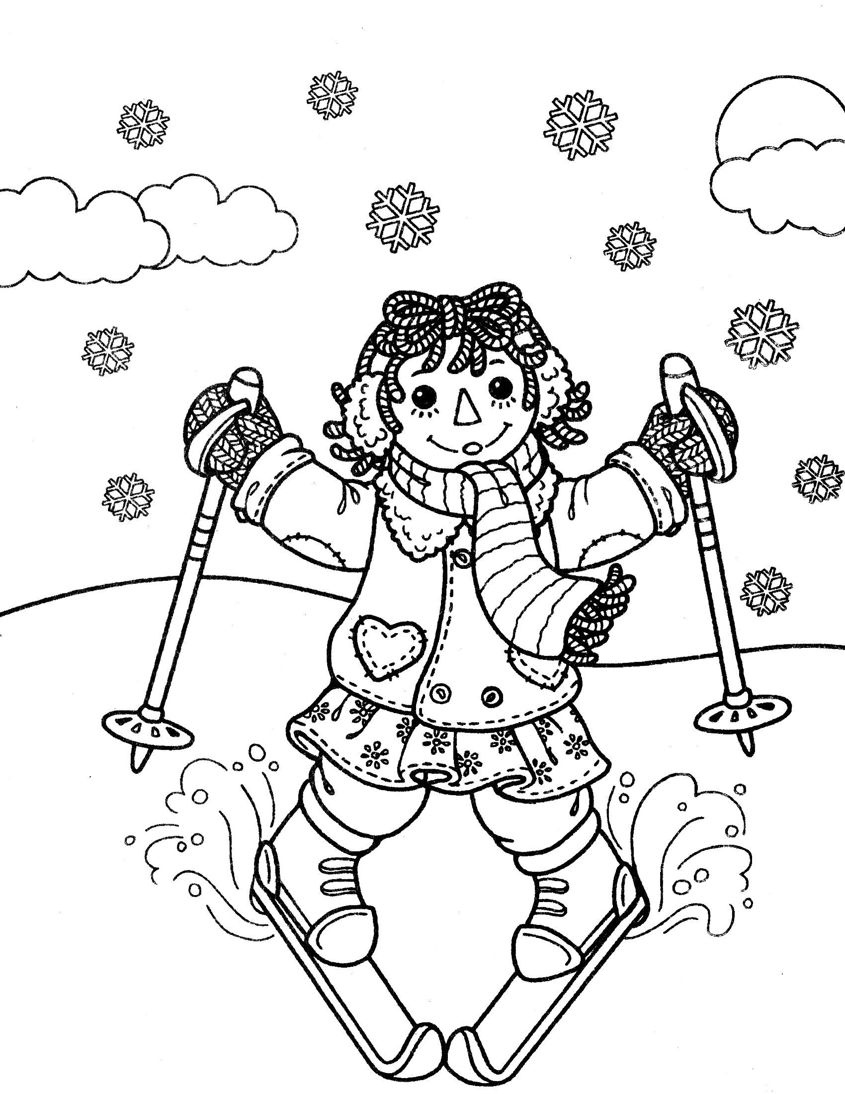 1700x2200 Last Minute Raggedy Ann Coloring Pages Bes