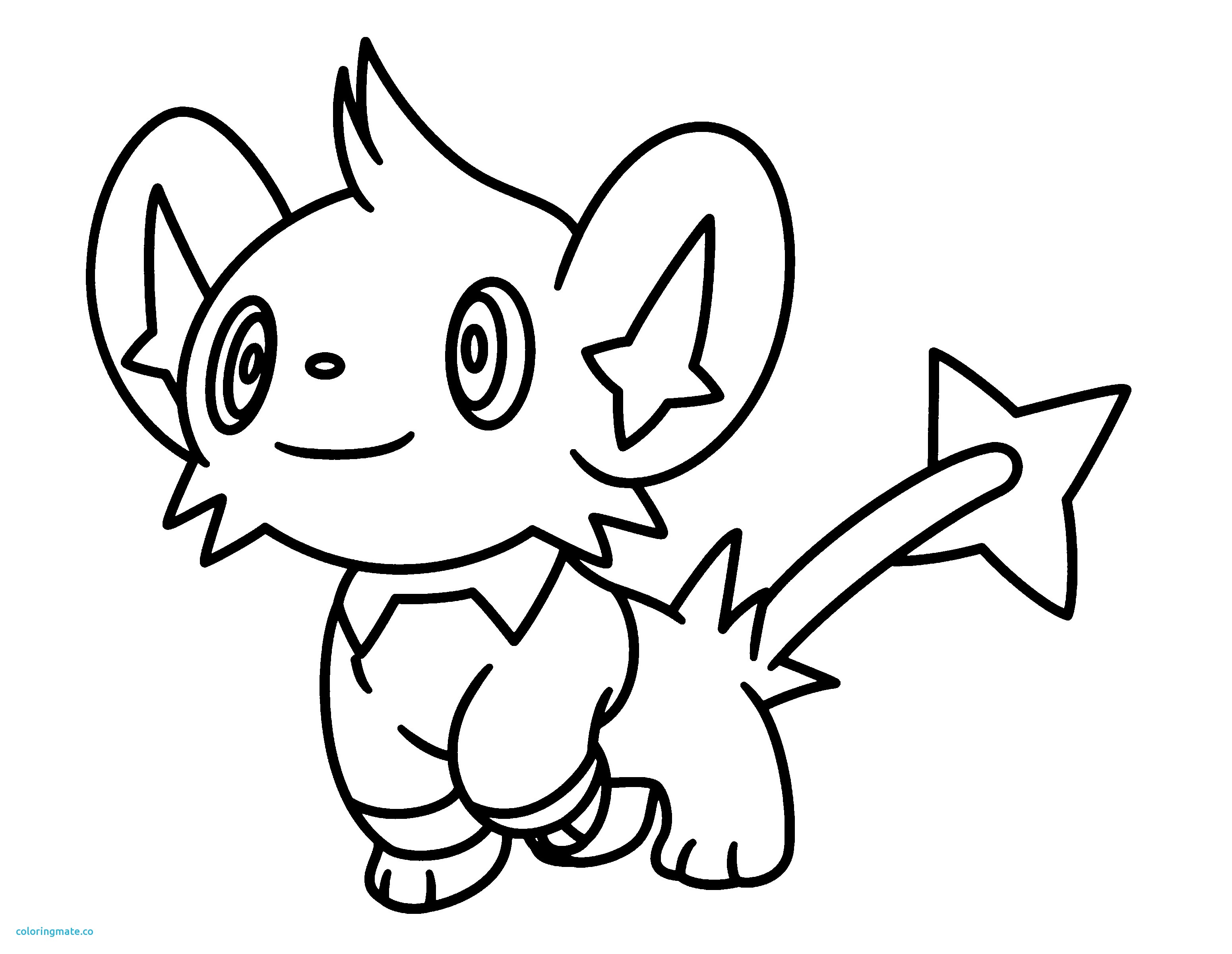 3100x2400 Raichu Coloring Page