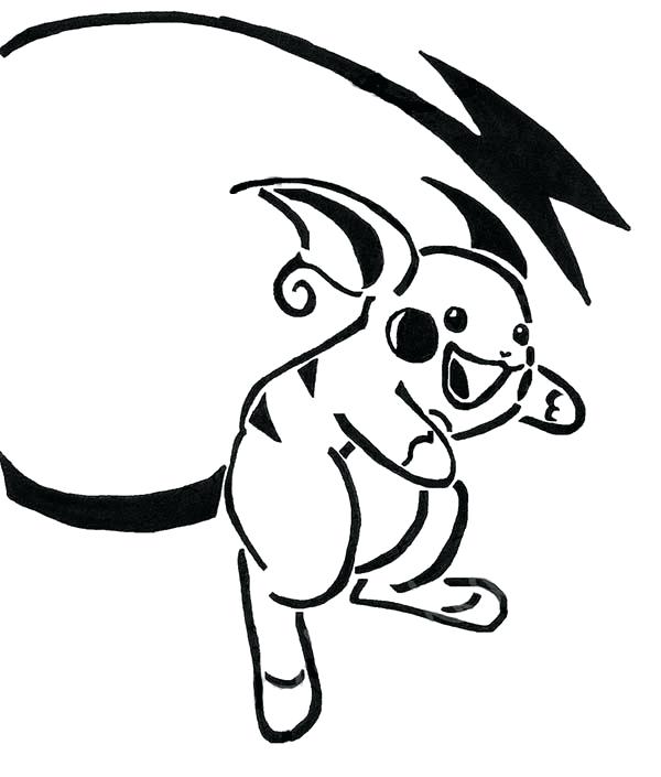 600x705 Raichu Coloring Pages Drawing Coloring Page Raichu Ex Coloring