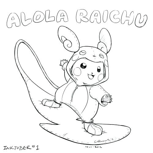 500x500 Raichu Coloring Page Jgheraghty Site