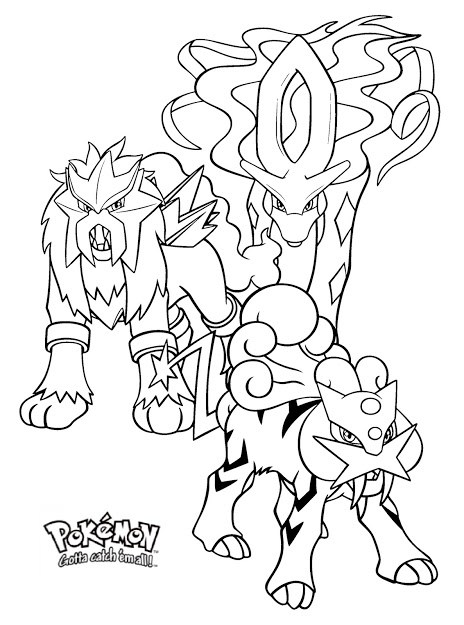 464x625 Pokemon Coloring Pages Entei