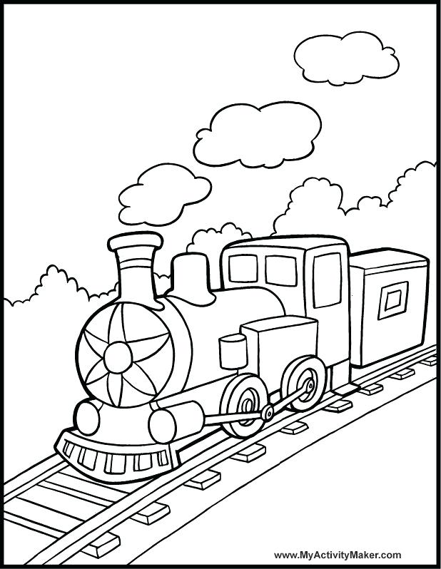618x798 Railroad Crossing Coloring Page Coloring Book Online