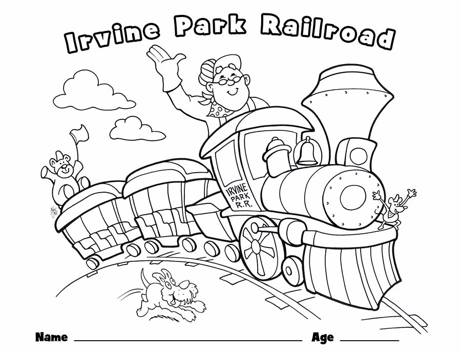 900x689 Christmas Train Coloring Pages Childrens Coloring Page Irvine Park