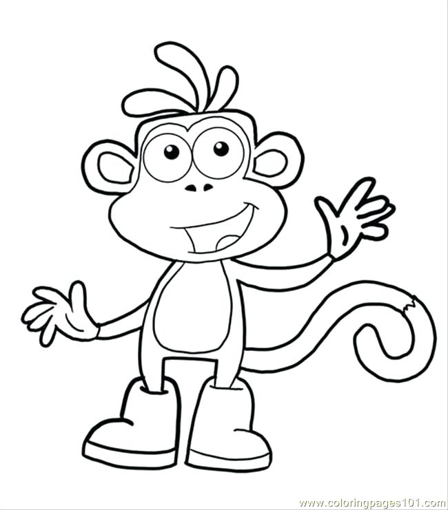 650x741 Inspiring Boot Coloring Page Kids Coloring Pages Jungle Coiled