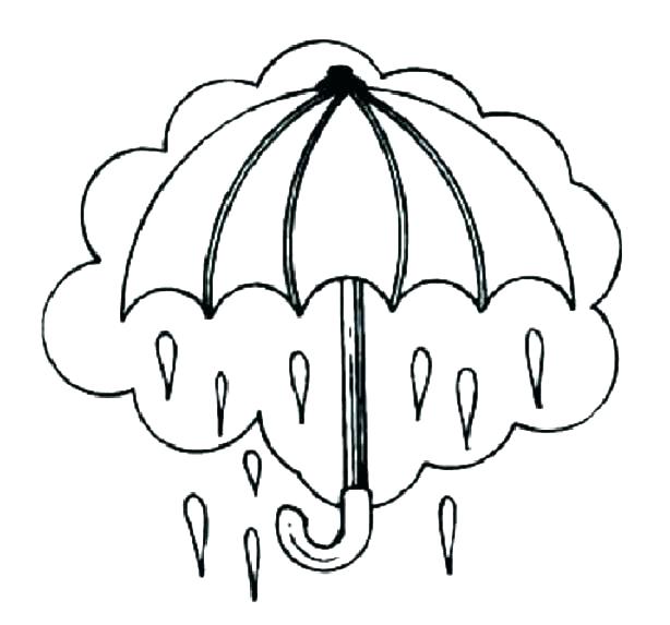 614x573 Rain Coloring Page Rain Coloring Sheet Large Coloring Pages
