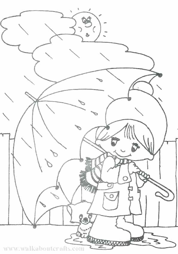596x850 Rain Coloring Page Mickey Mouse Rain Coloring Pages For Kids