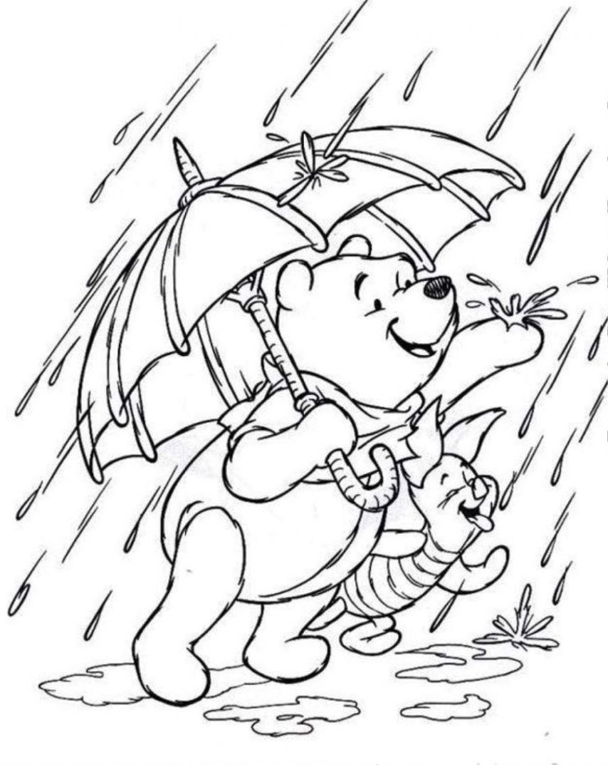 854x1073 Rain Coloring Page New Free Printable Rain Coloring Pages Az
