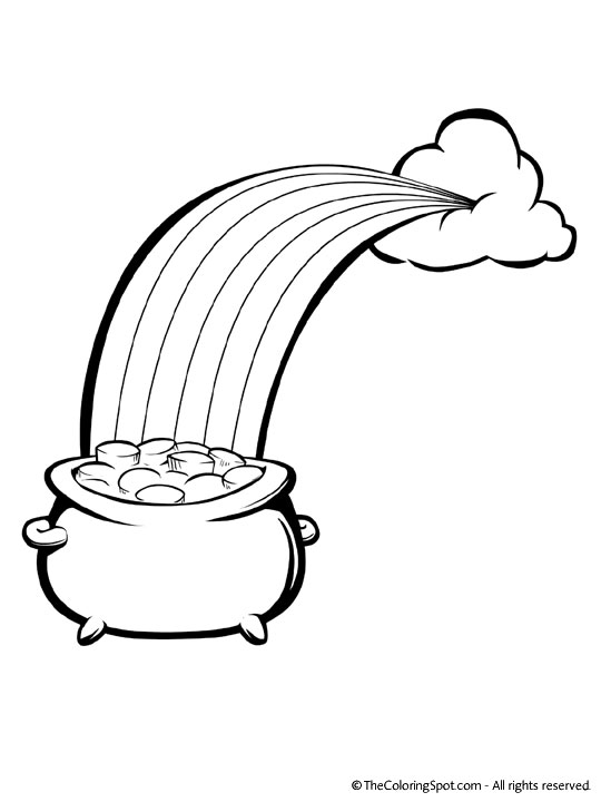 540x720 Printable Pot Of Gold St Patty Craft, Sunday