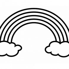 234x234 Rainbow Pot Of Gold Coloring Pages