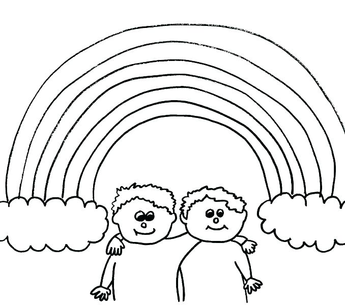 678x600 Coloring Pages For March Rainbow Coloring Pages Free Printable