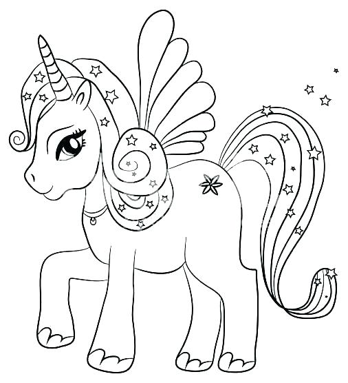 506x556 Unicorn And Rainbow Coloring Pages Rainbow Coloring Page Printable